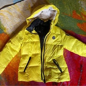 American eagle outfitters puffer bomber ski jacket